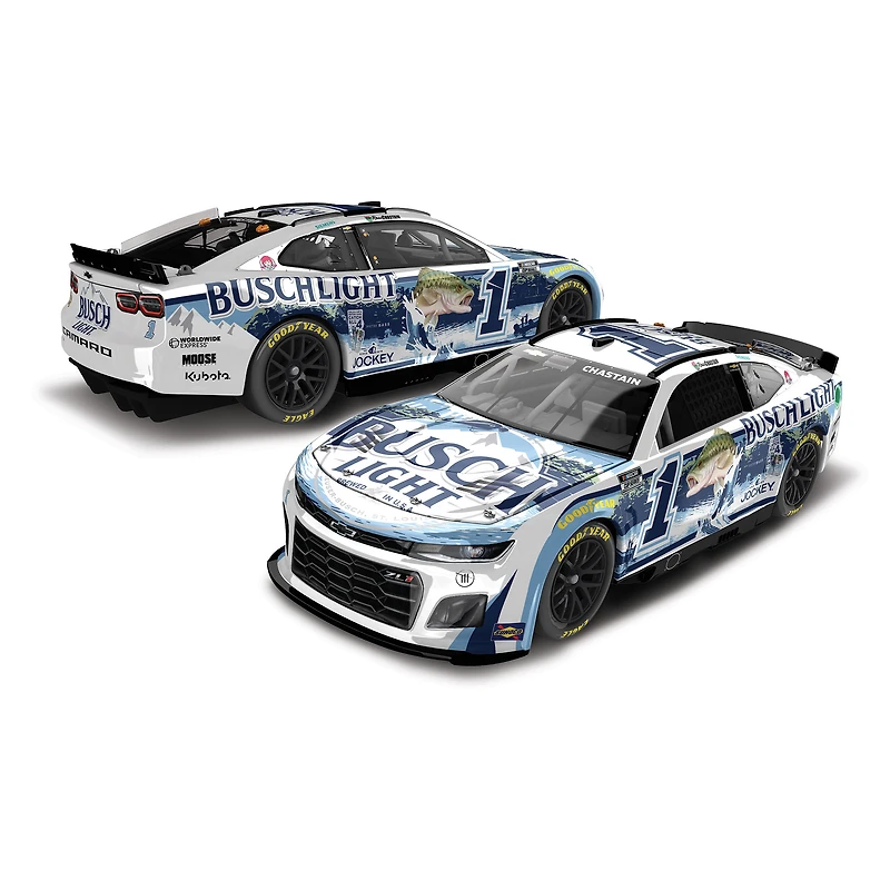 Action Racing Ross Chastain 2024 #1 Busch Light Fishing 1:64 Regular Paint Die-Cast Chevrolet Camaro
