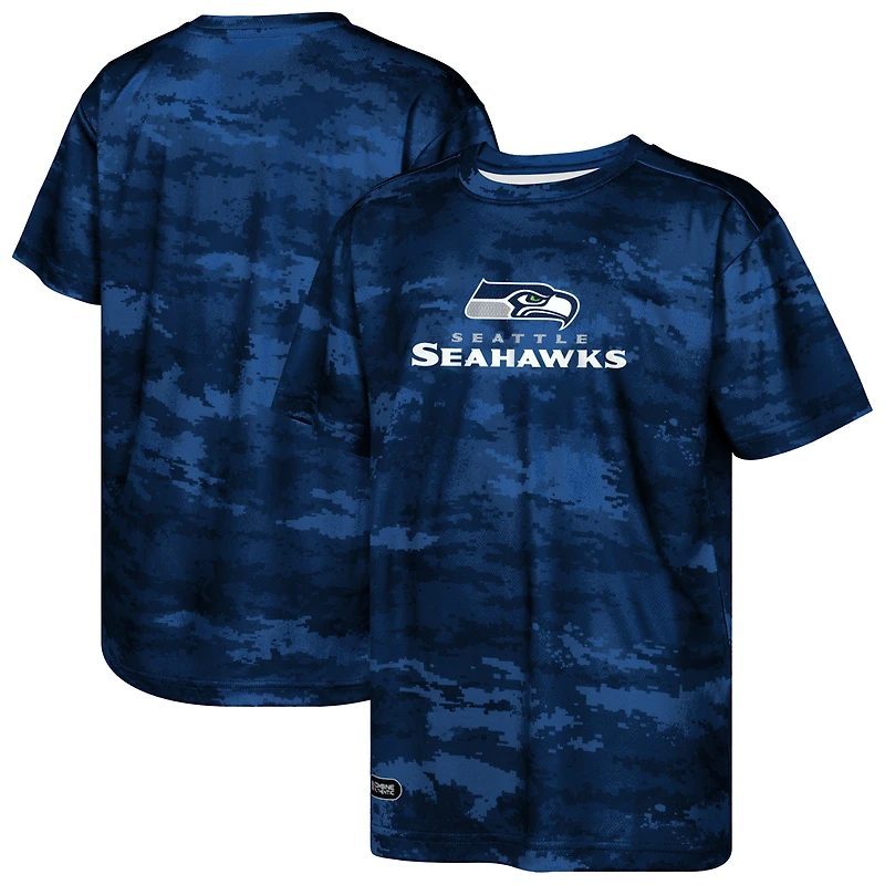 Preschool College Navy Seattle Seahawks Scrimmage T-Shirt