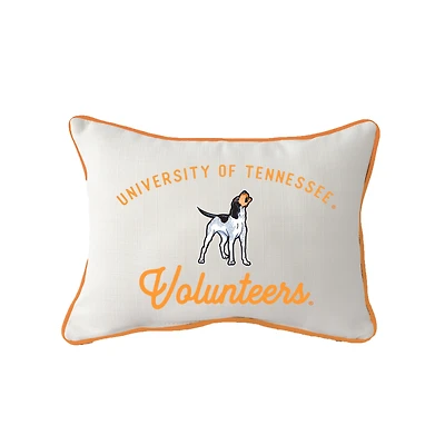 Little Birdie Tennessee Volunteers Vintage Piped Pillow