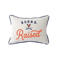 Little Birdie Virginia Cavaliers Born & Raised Piped Pillow