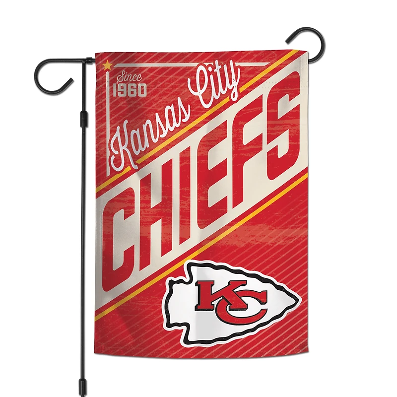 WinCraft Kansas City Chiefs 12" x 18" Retro Double-Sided Garden Flag