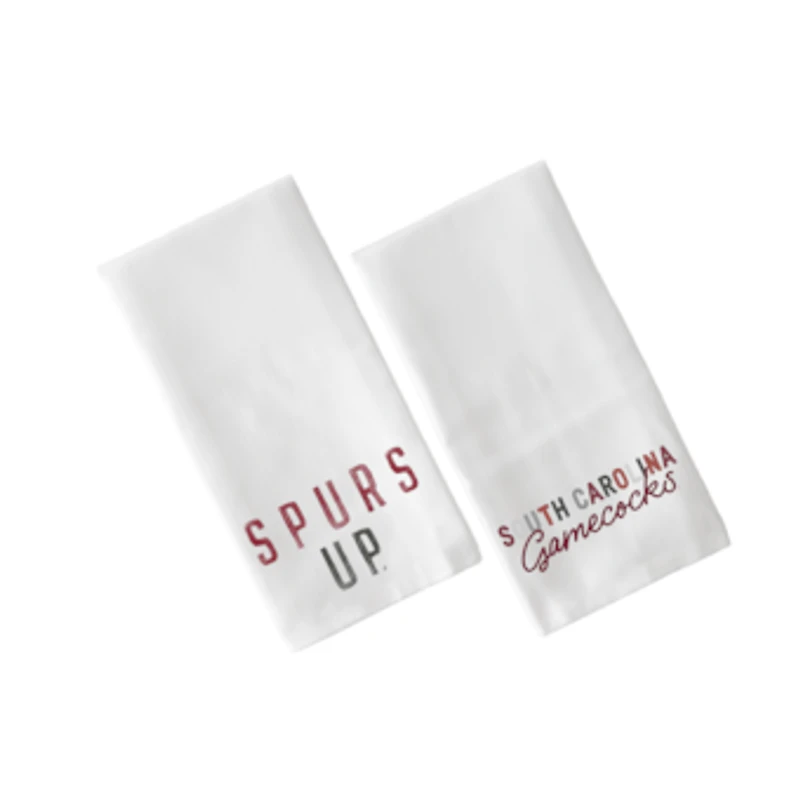 Little Birdie South Carolina Gamecocks 2-Pack Tea Towel Set