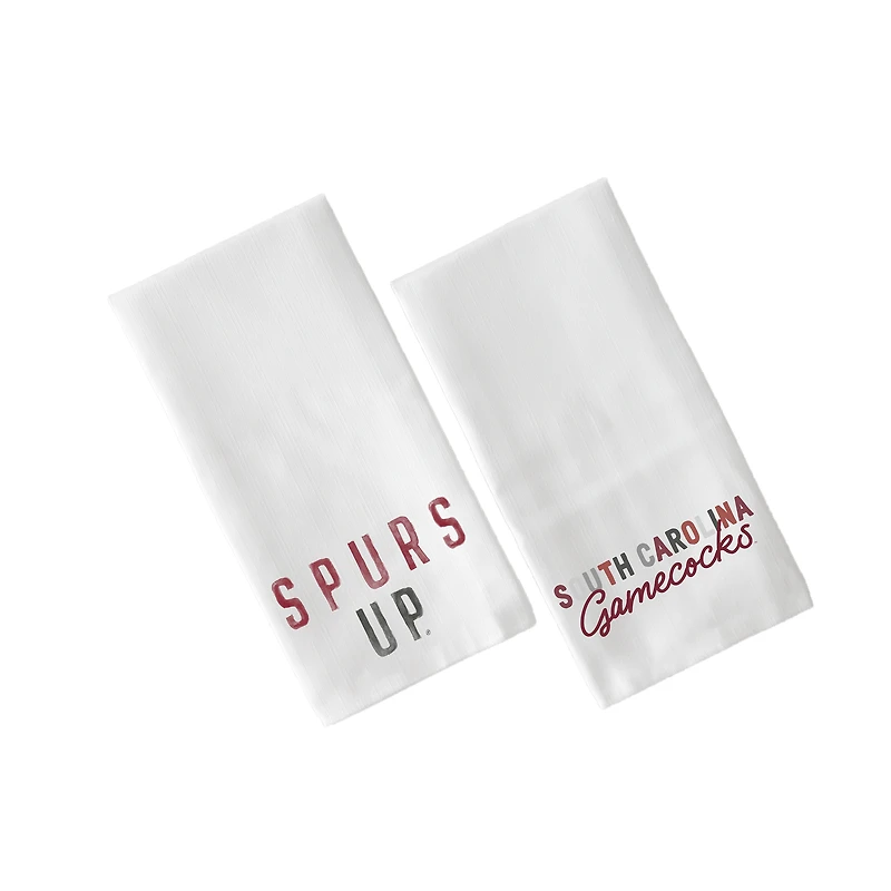 Little Birdie South Carolina Gamecocks 2-Pack Tea Towel Set