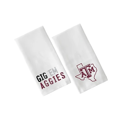 Little Birdie Texas A&M Aggies 2-Pack Tea Towel Set