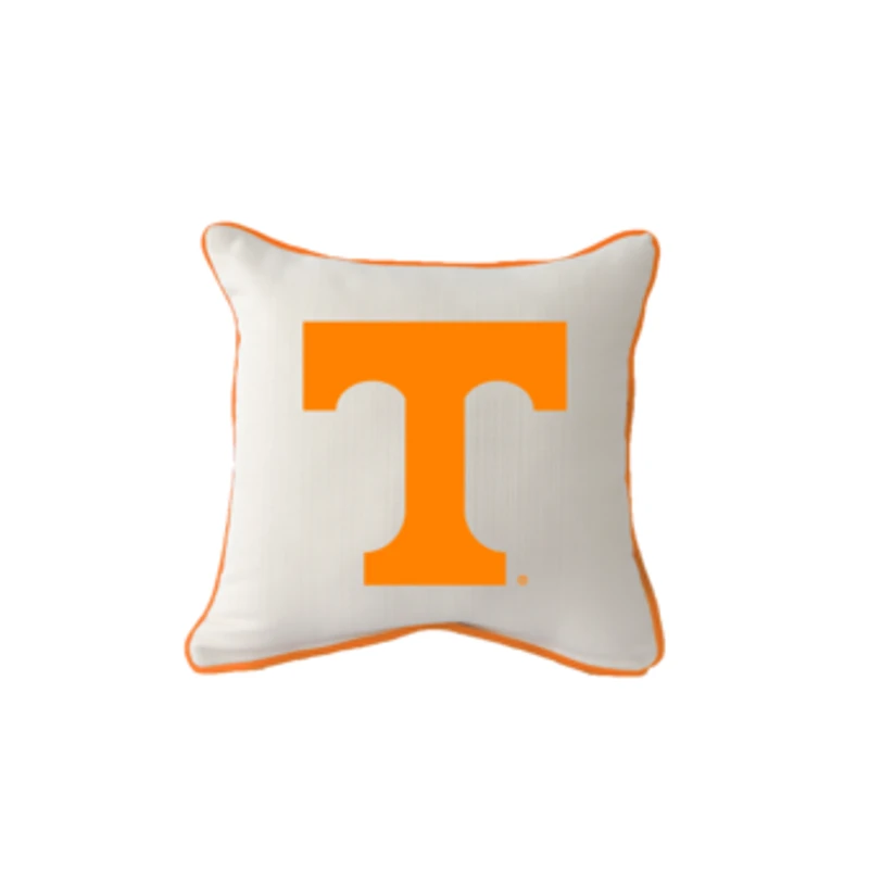 Little Birdie Tennessee Volunteers Square Piped Pillow