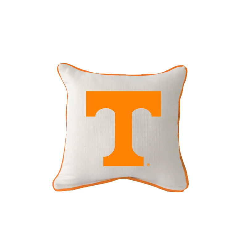 Little Birdie Tennessee Volunteers Square Piped Pillow