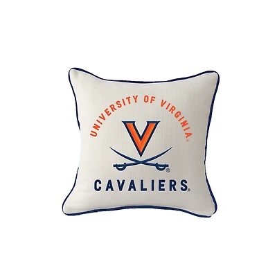 Little Birdie Virginia Cavaliers Square Piped Pillow