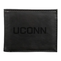 Black UConn Huskies Billfold Wallet