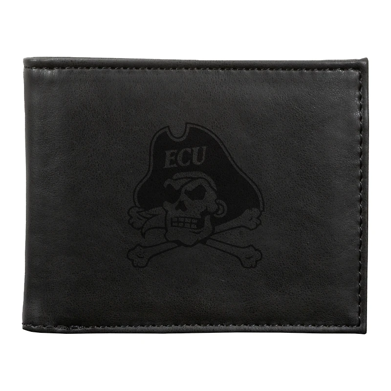 Black ECU Pirates Billfold Wallet