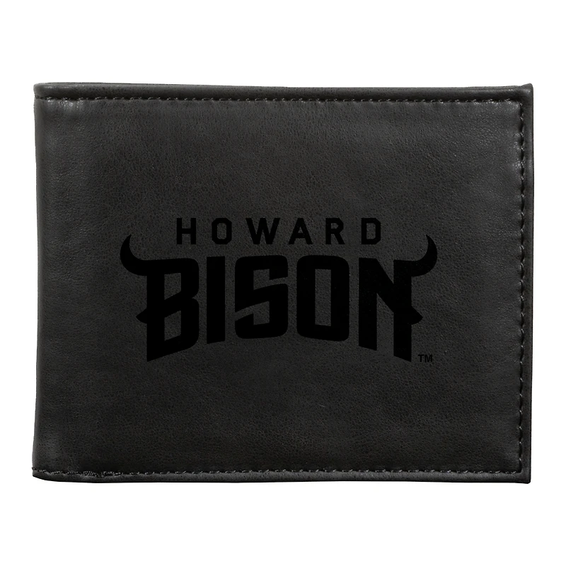Black Howard Bison Billfold Wallet