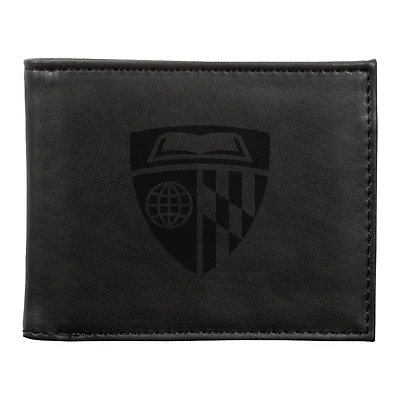 Black Johns Hopkins Blue Jays Billfold Wallet