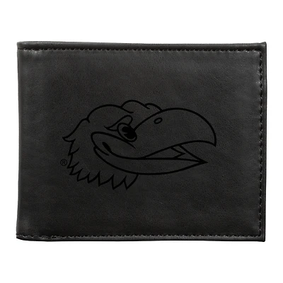 Black Kansas Jayhawks Billfold Wallet