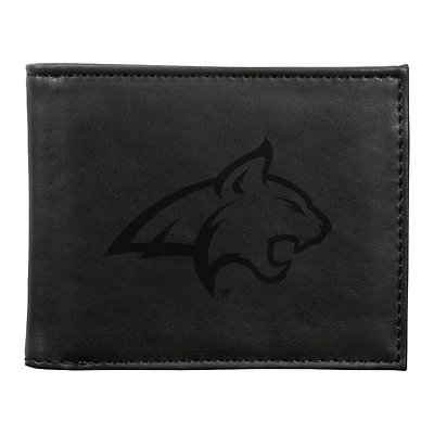 Black Montana State Bobcats Billfold Wallet
