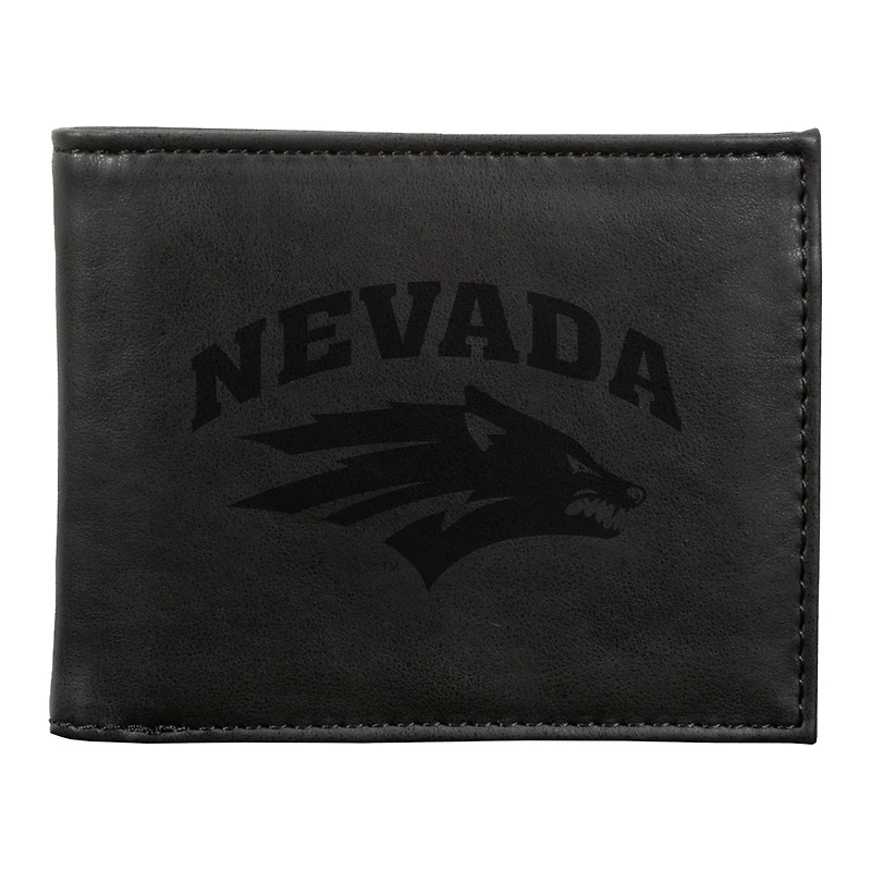 Black Nevada Wolf Pack Billfold Wallet