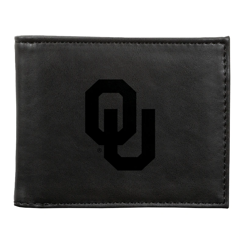 Black Oklahoma Sooners Billfold Wallet