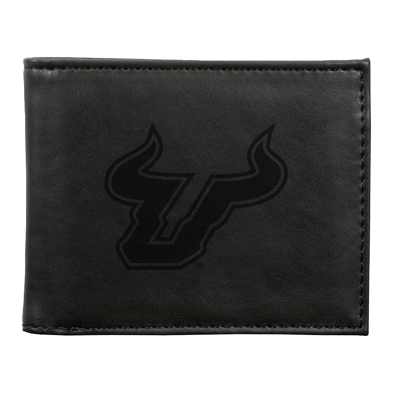Black South Florida Bulls Billfold Wallet