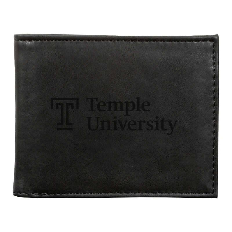 Black Temple Owls Billfold Wallet