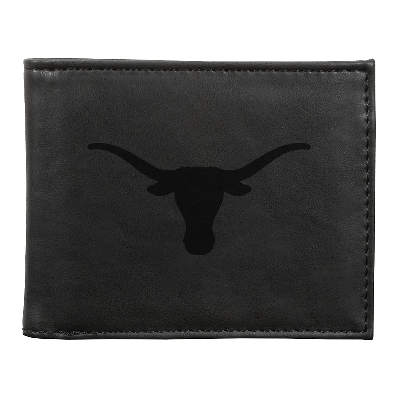 Black Texas Longhorns Billfold Wallet