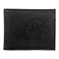 Black Tulane Green Wave Billfold Wallet