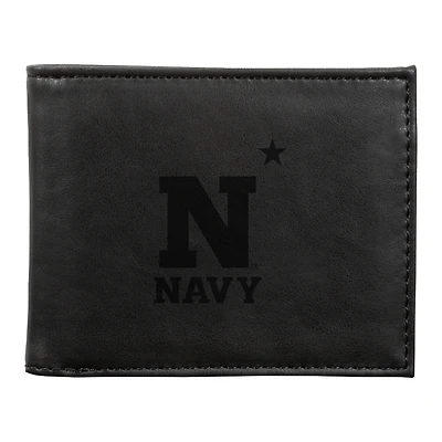 Black Navy Midshipmen Billfold Wallet