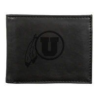Black Utah Utes Billfold Wallet