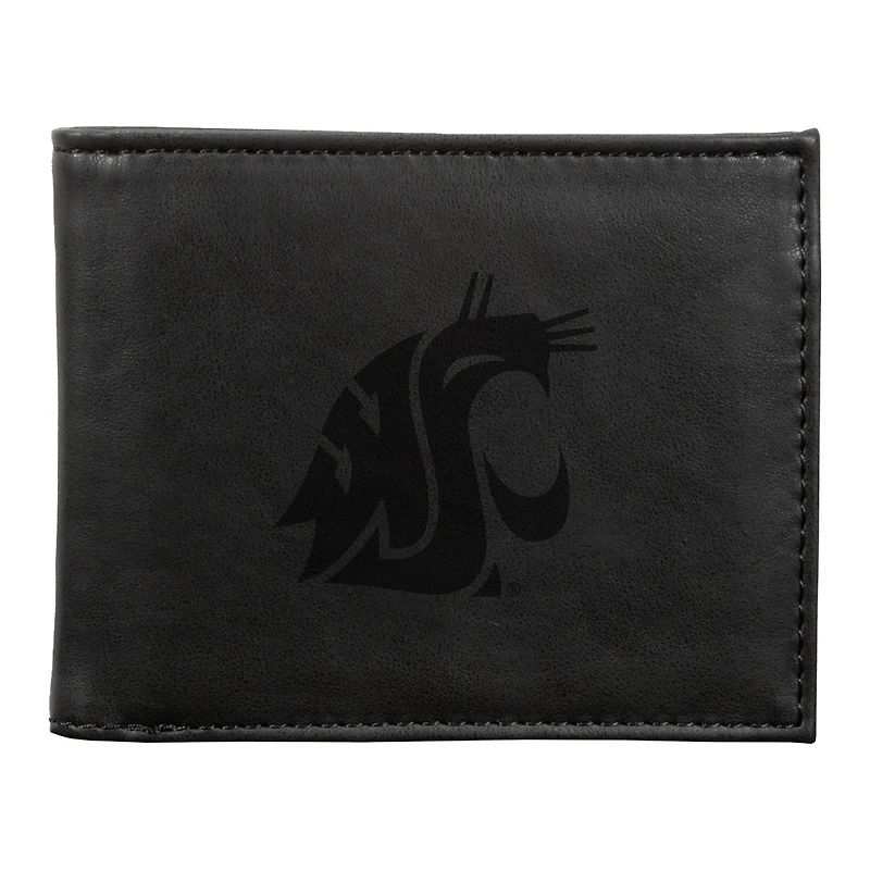 Black Washington State Cougars Billfold Wallet