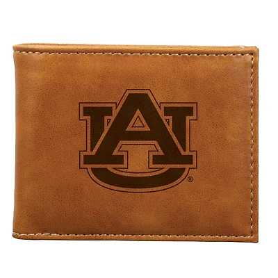 Brown Auburn Tigers Billfold Wallet