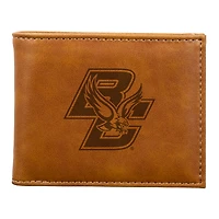 Brown Boston College Eagles Billfold Wallet