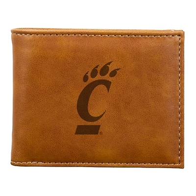 Brown Cincinnati Bearcats Billfold Wallet