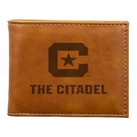 Brown Citadel Bulldogs Billfold Wallet