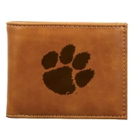 Brown Clemson Tigers Billfold Wallet