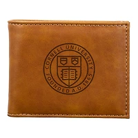 Brown Cornell Big Red Billfold Wallet