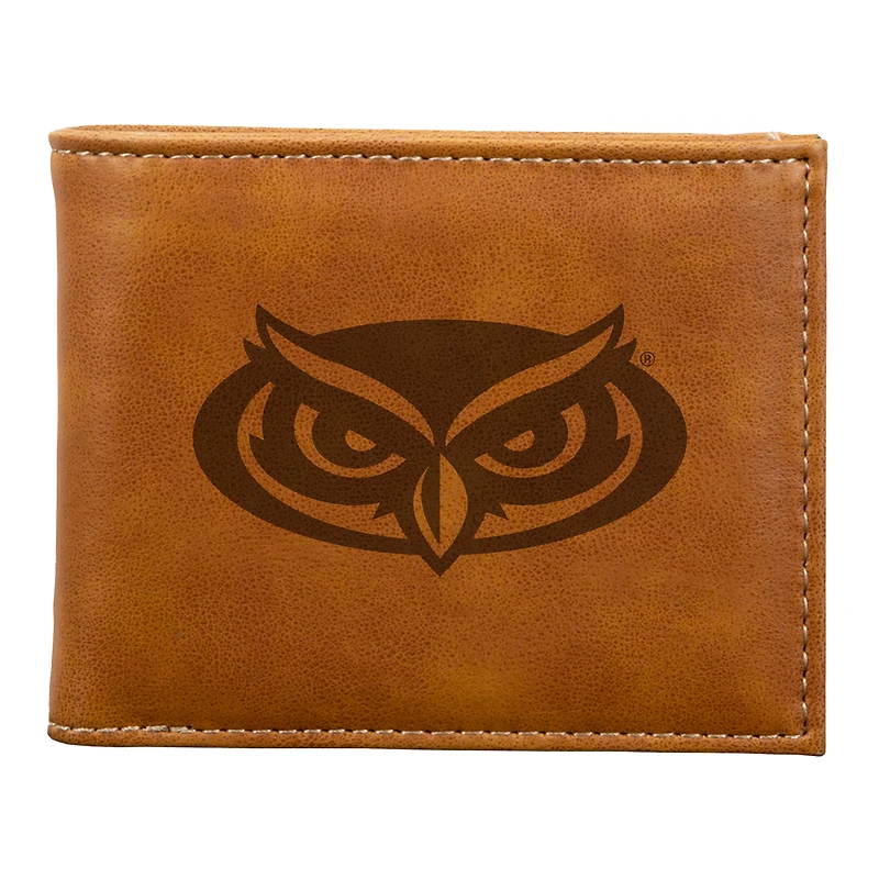 Brown Florida Atlantic Owls Billfold Wallet