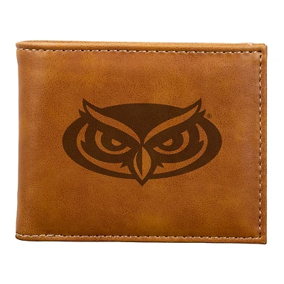 Brown Florida Atlantic Owls Billfold Wallet