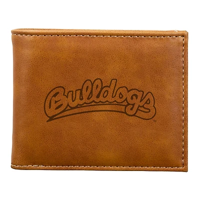 Brown Fresno State Bulldogs Billfold Wallet