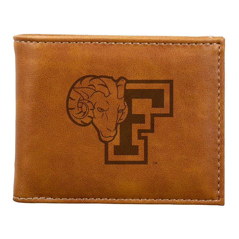 Brown Fordham Rams Billfold Wallet