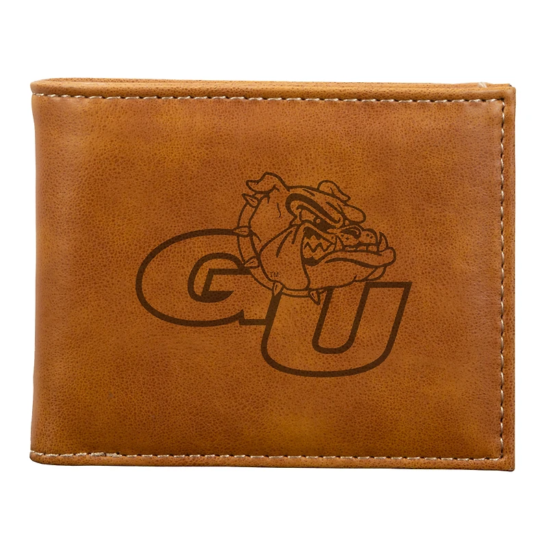 Brown Gonzaga Bulldogs Billfold Wallet