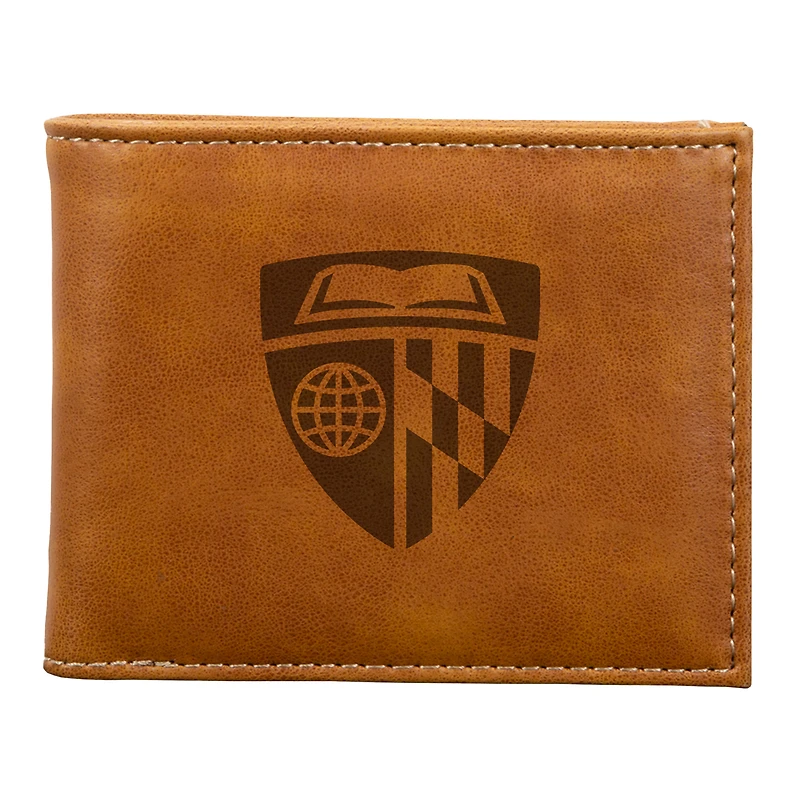 Brown Johns Hopkins Blue Jays Billfold Wallet
