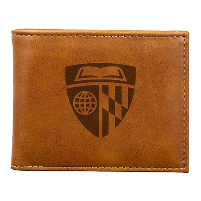 Brown Johns Hopkins Blue Jays Billfold Wallet