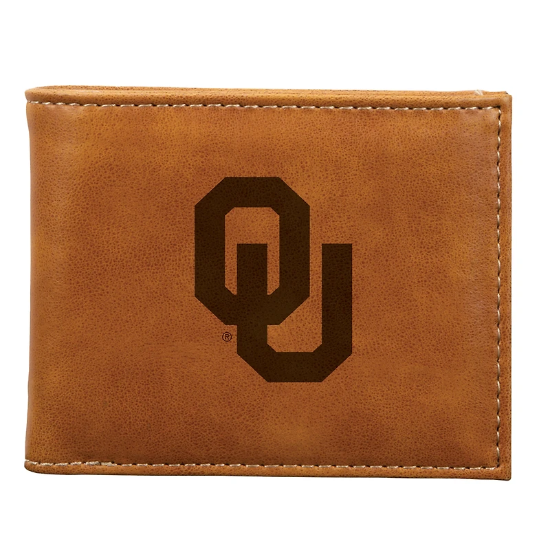 Brown Oklahoma Sooners Billfold Wallet