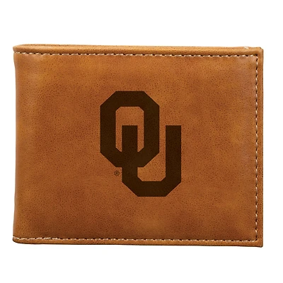 Brown Oklahoma Sooners Billfold Wallet