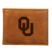 Brown Oklahoma Sooners Billfold Wallet