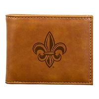 Brown Louisiana Ragin' Cajuns Billfold Wallet