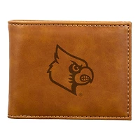 Brown Louisville Cardinals Billfold Wallet