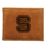 Brown NC State Wolfpack Billfold Wallet