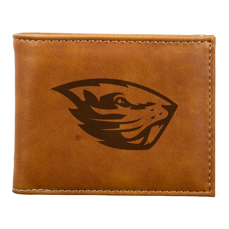 Brown Oregon State Beavers Billfold Wallet