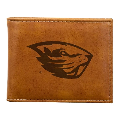 Brown Oregon State Beavers Billfold Wallet