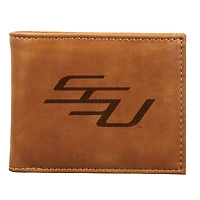 Brown Savannah State Tigers Billfold Wallet