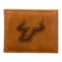 Brown South Florida Bulls Billfold Wallet