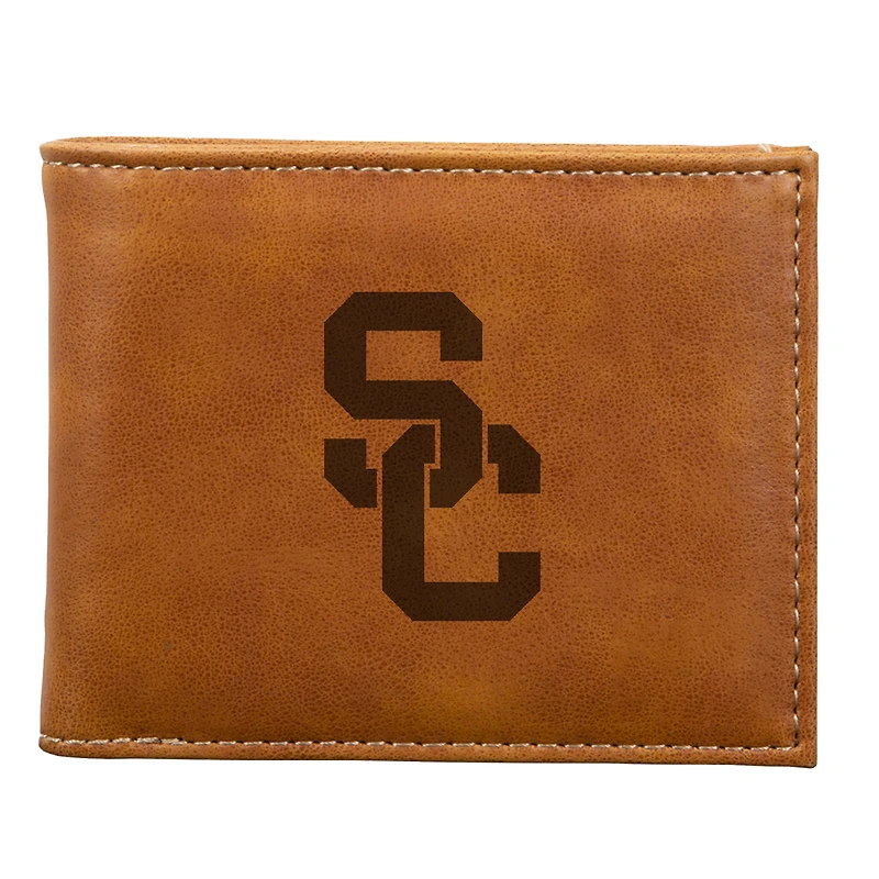 Brown USC Trojans Billfold Wallet